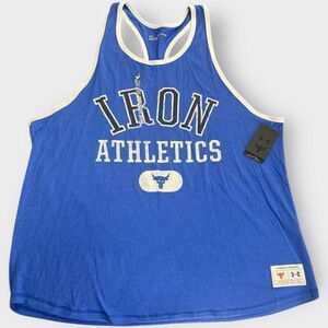 Under Armour Project Rock Iron Athletics Bull Tank Mens size XXL New with Tags